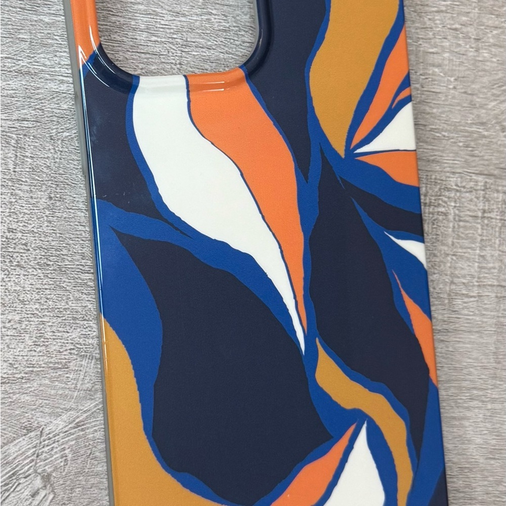 FLAUNT SQUARE Navy Blossom iPhone 13 Pro Max Case